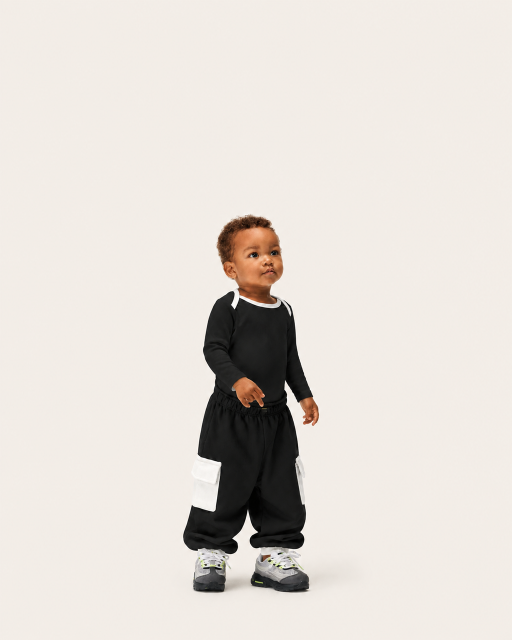 Calça Infantil Cargo Regular Fit em Moletom BABY2©