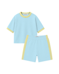 Conjunto Infantil Oversized-Fit Ringer 1 Camiseta 1 Bermuda KIDS2© (Pack-2)