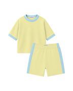 Conjunto Infantil Oversized-Fit Ringer 1 Camiseta 1 Bermuda KIDS2© (Pack-2)