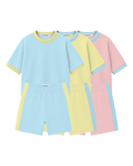 Conjunto Infantil Oversized-Fit Ringer 3 CamisetaS 3 BermudaS KIDS2© (Pack-6)