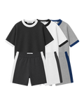 Conjunto Infantil Oversized-Fit Ringer 3 CamisetaS 3 BermudaS KIDS2© (Pack-6)