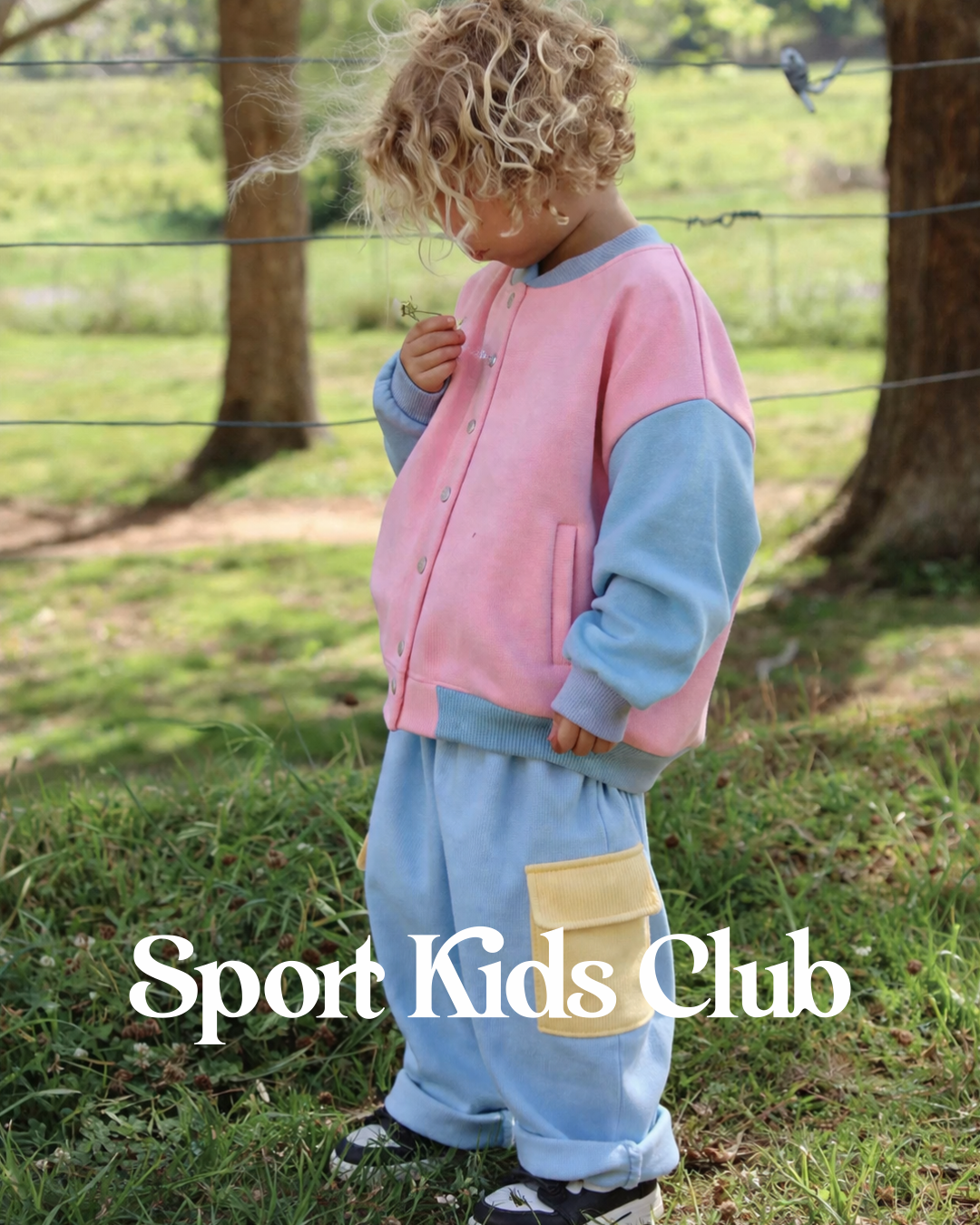 Jaqueta Infantil Colegial Over-Fit em Moletom KIDS1©