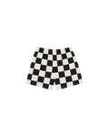 Bermuda Infantil Xadrez Patchwork em Moletom KIDS2©