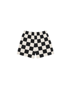 Bermuda Infantil Xadrez Patchwork em Moletom KIDS2©