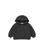 Blusa Infantil Henley Capuz Over Fit em Moletom BABY1©