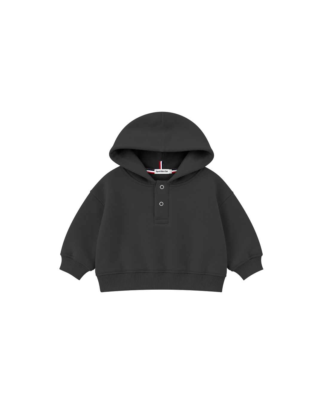 Blusa Infantil Henley Capuz Over Fit em Moletom BABY1©