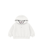 Blusa Infantil Henley Capuz Over Fit em Moletom BABY1©