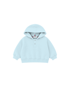 Blusa Infantil Henley Capuz Over Fit em Moletom BABY1©