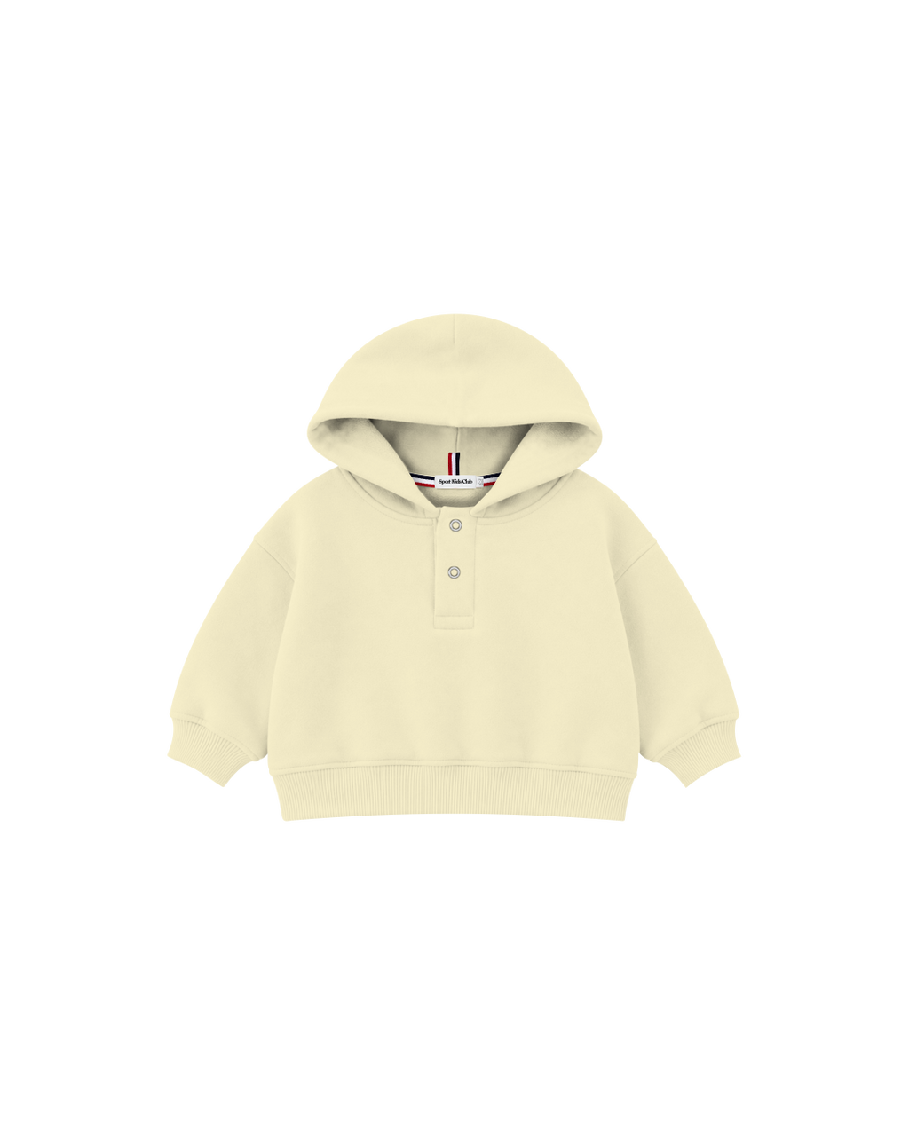 Blusa Infantil Henley Capuz Over Fit em Moletom BABY1©