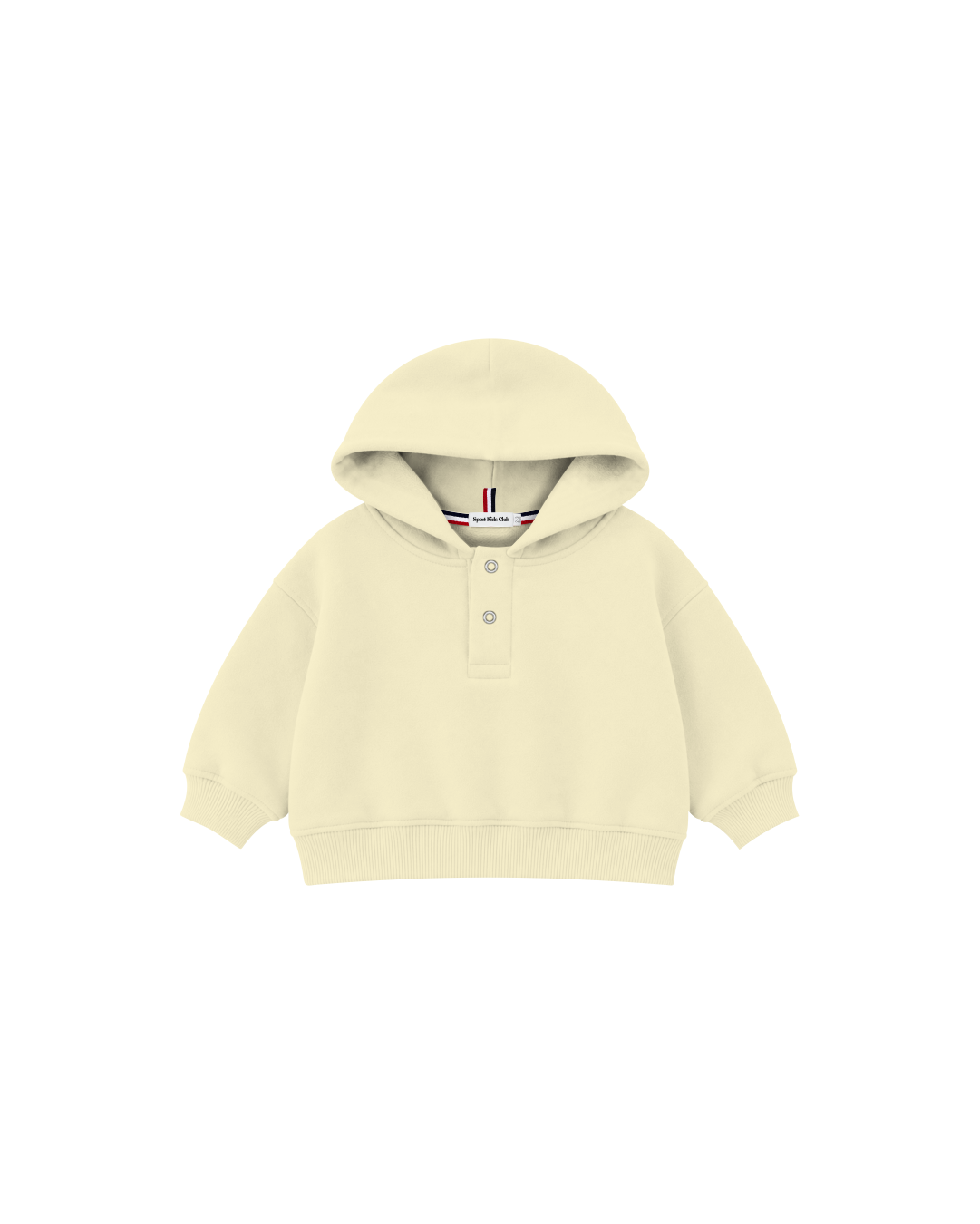 Blusa Infantil Henley Capuz Over Fit em Moletom BABY1©