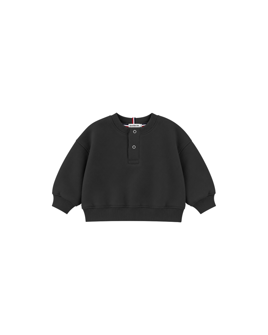 Blusa Infantil Henley Careca Over Fit em Moletom BABY1©