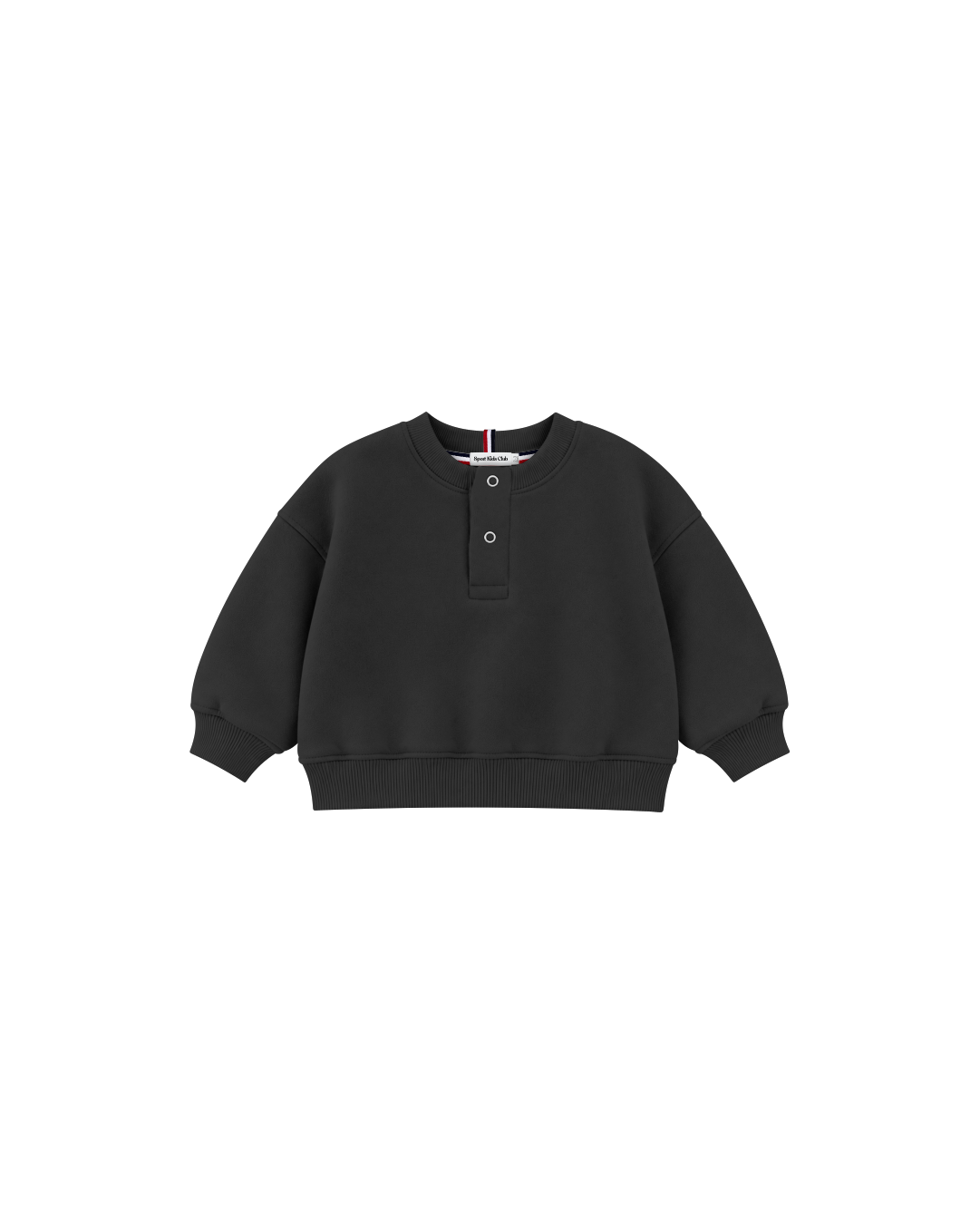 Blusa Infantil Henley Careca Over Fit em Moletom BABY1©
