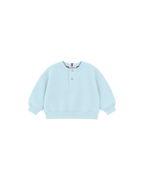 Blusa Infantil Henley Careca Over Fit em Moletom BABY©