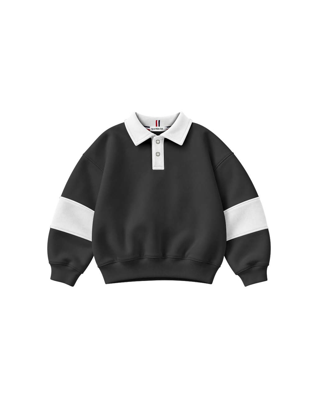 Blusa Infantil Polo Rugby Over Fit em Moletom KIDS2©