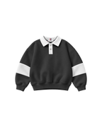 Blusa Infantil Polo Rugby Over Fit em Moletom KIDS2©