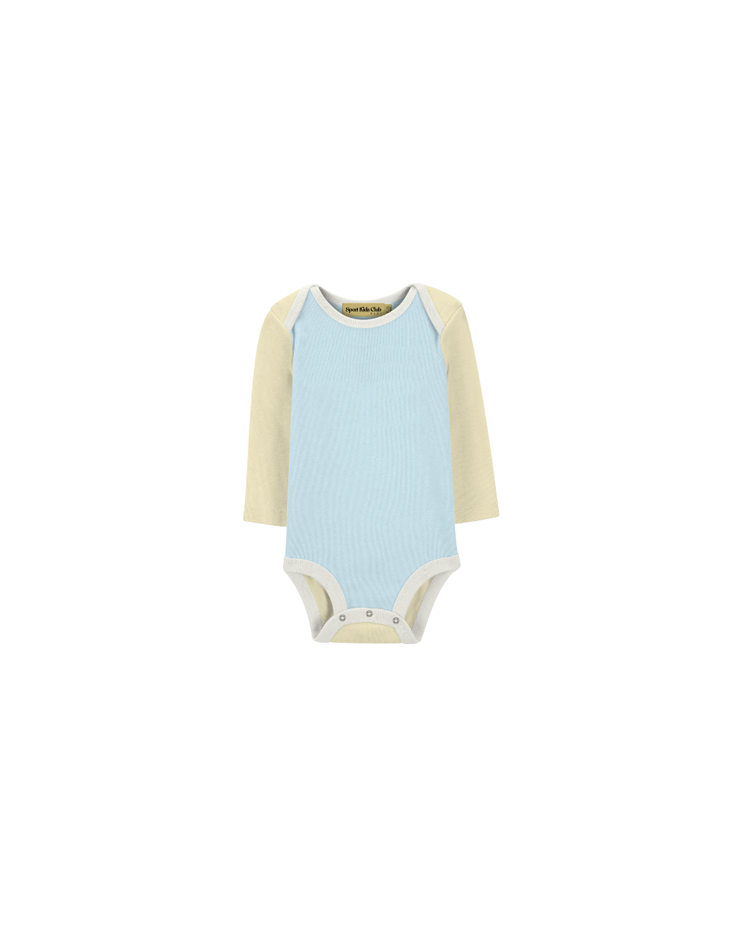 Body Infantil Manga Longa Tricolor Slim Fit Super Cotton BABY2©