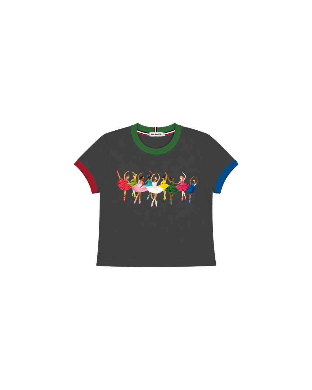 Camiseta Infantil "Runaway" Baby Ringer tee em Algodão  DELUXE©