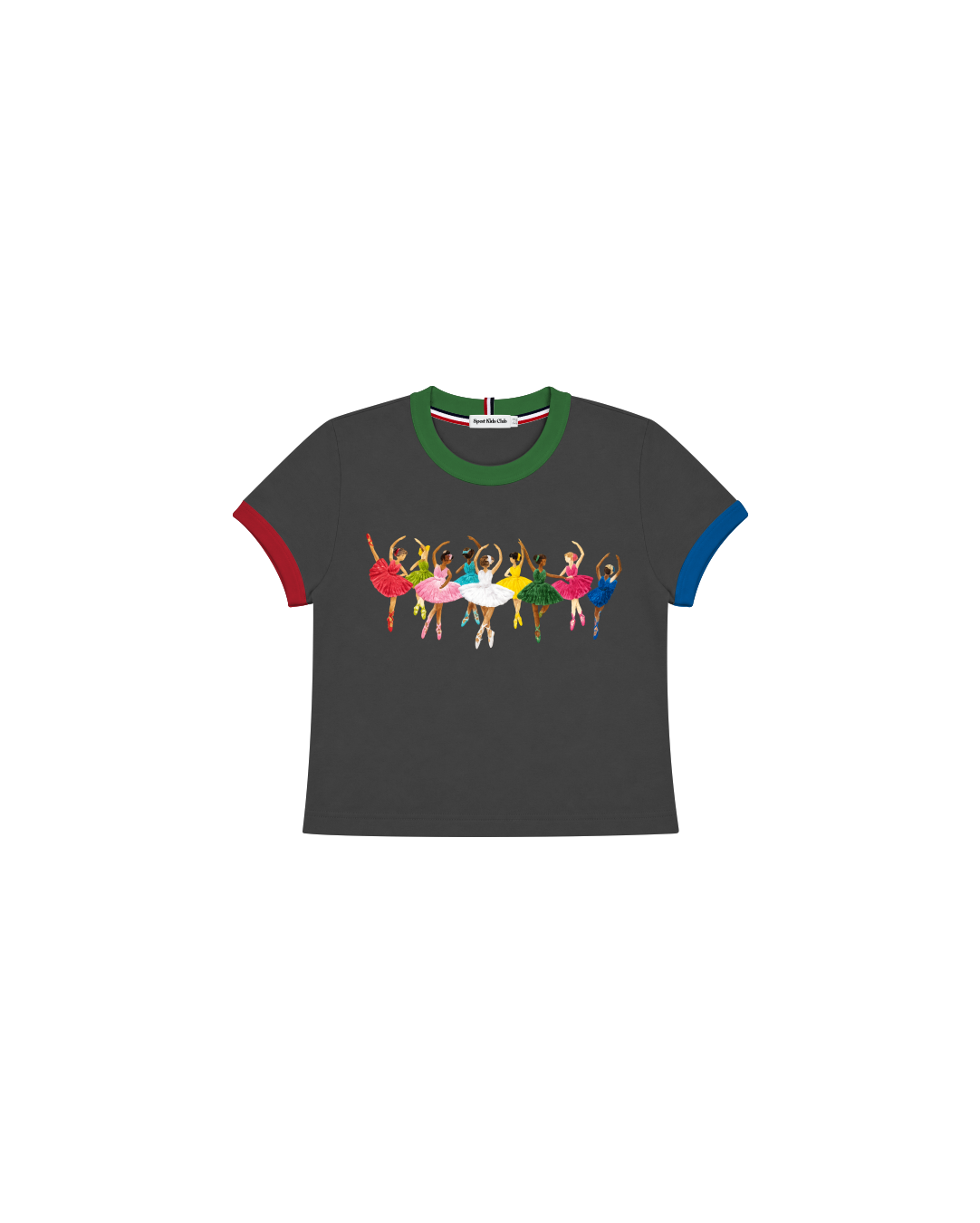 Camiseta Infantil "Runaway" Baby Ringer tee em Algodão  DELUXE©