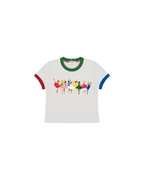 Camiseta Infantil "Runaway" Baby Ringer tee em Algodão  DELUXE©