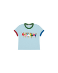 Camiseta Infantil "Runaway" Baby Ringer tee em Algodão  DELUXE©
