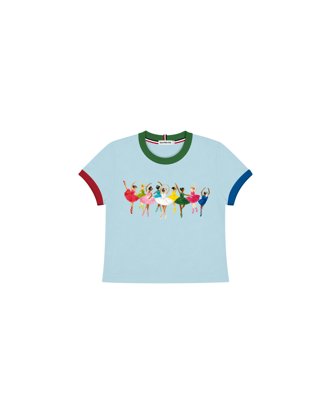 Camiseta Infantil "Runaway" Baby Ringer tee em Algodão  DELUXE©