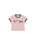Camiseta Infantil "Runaway" Baby Ringer tee em Algodão  DELUXE©