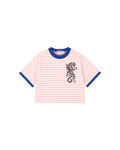 Camiseta Infantil Listrada Ringer Tiger em Super Cotton  KIDS3©