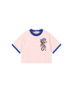 Camiseta Infantil Listrada Ringer Tiger em Super Cotton  KIDS3©