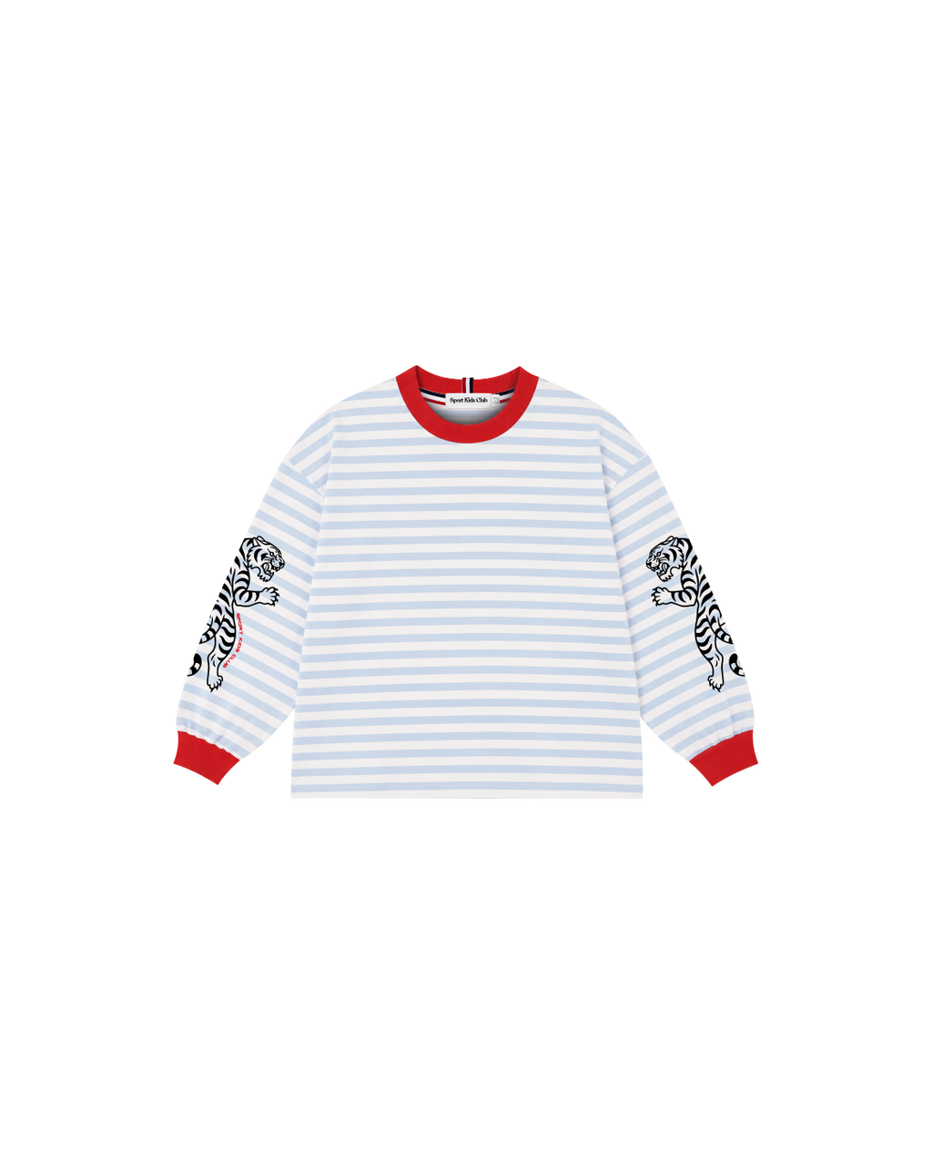 Camiseta Infantil Listrada M/L Ringer Tiger em Super Cotton  KIDS3©