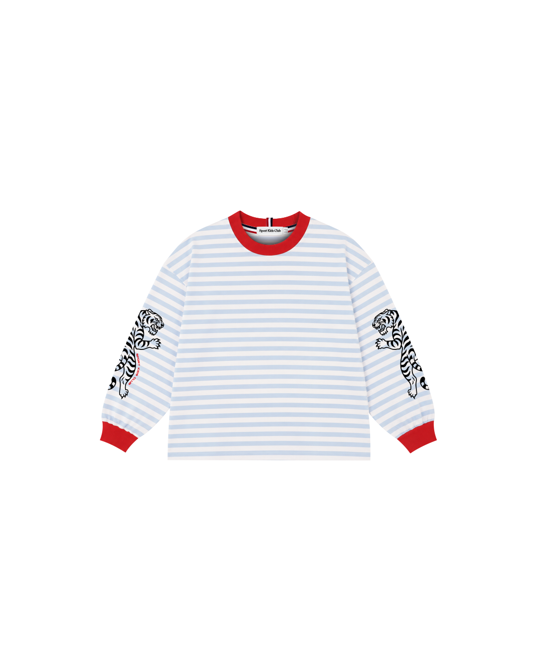Camiseta Infantil Listrada M/L Ringer Tiger em Super Cotton  KIDS3©