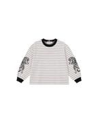 Camiseta Infantil Listrada M/L Ringer Tiger em Super Cotton  KIDS3©