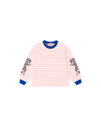 Camiseta Infantil Listrada M/L Ringer Tiger em Super Cotton  KIDS3©