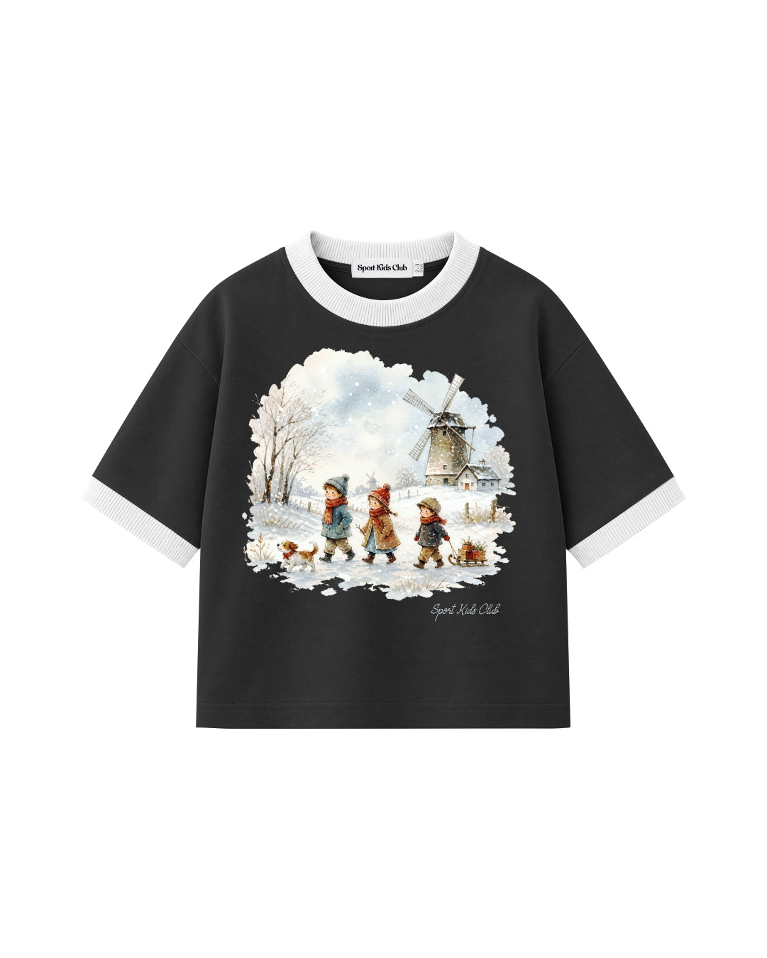 Camiseta Infantil Over ‘Fall’ Ringer Kids3©