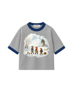 Camiseta Infantil Over ‘Fall’ Ringer Kids3©