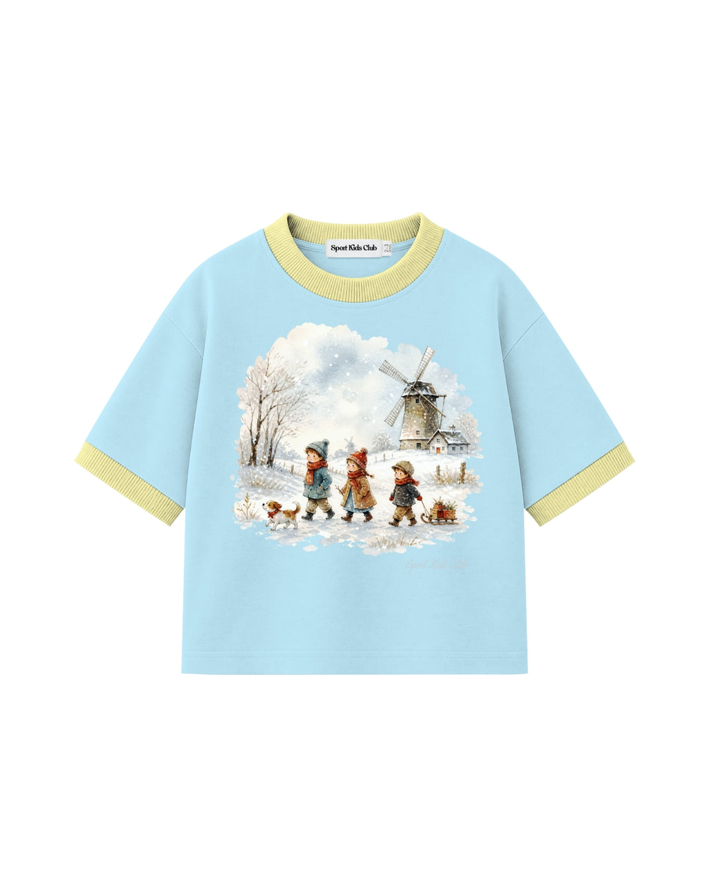 Camiseta Infantil Over ‘Fall’ Ringer Kids3©