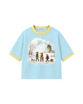 Camiseta Infantil Over ‘Fall’ Ringer Kids3©