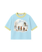 Camiseta Infantil Over ‘Fall’ Ringer Kids3©