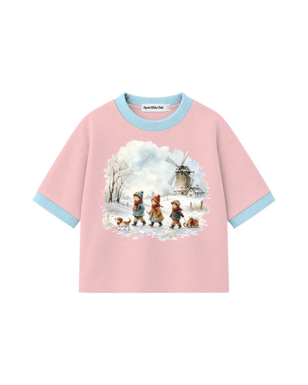 Camiseta Infantil Over ‘Fall’ Ringer Kids3©