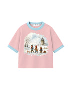 Camiseta Infantil Over ‘Fall’ Ringer Kids3©