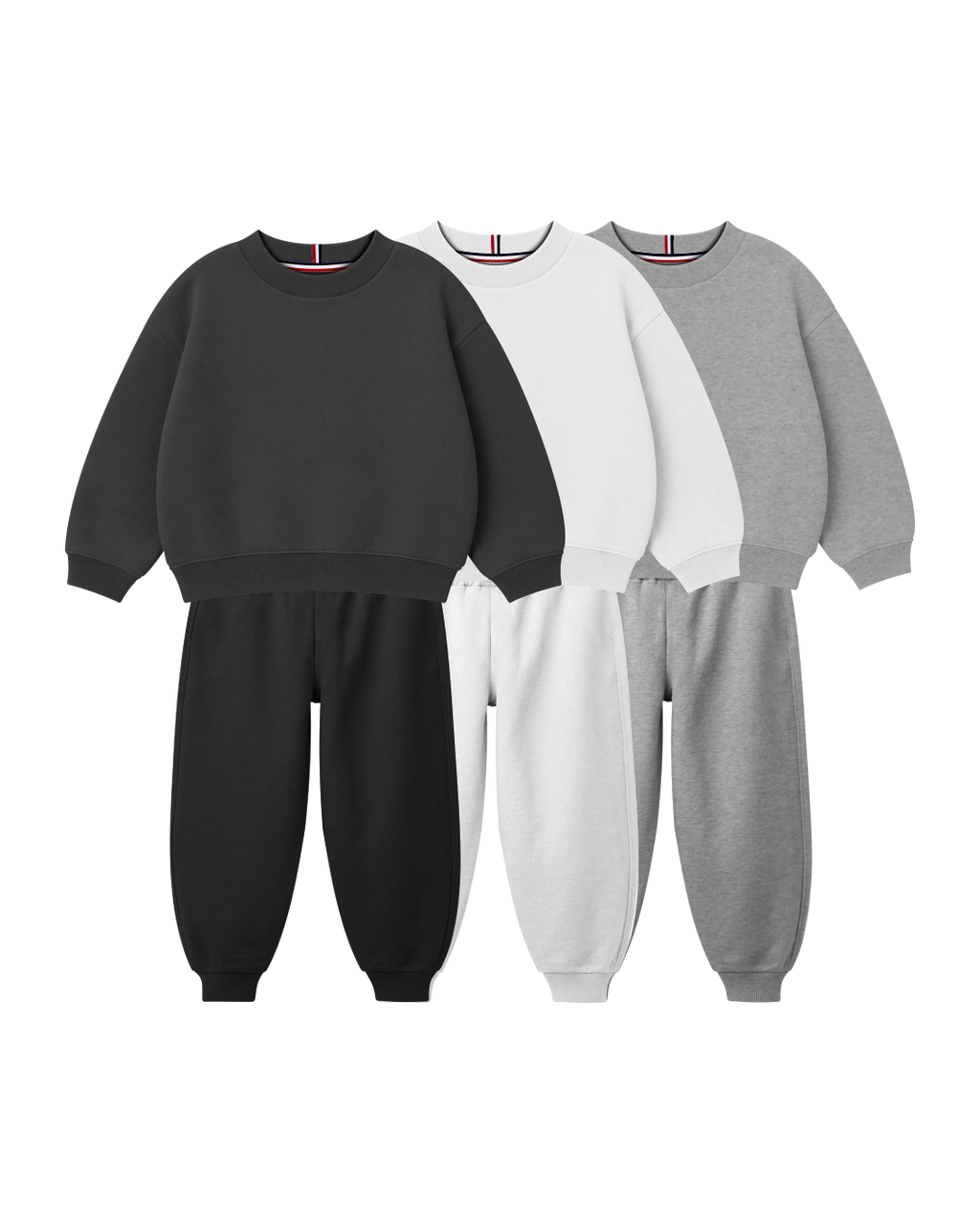 Conjunto Infantil Gola Careca/Calça Over-Fit em Moletom KIDS1© (Pack-6)