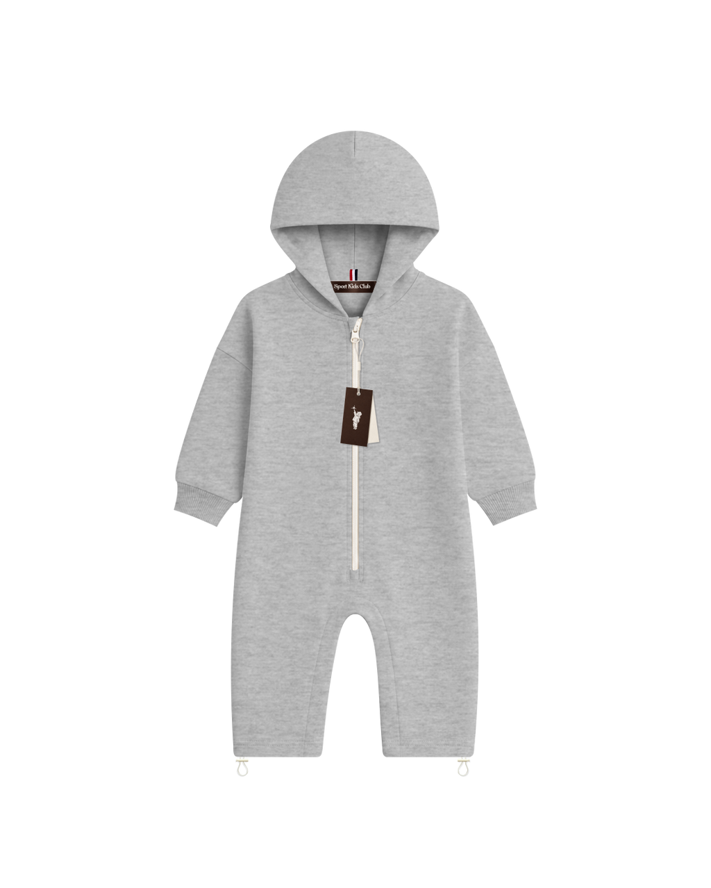 Macacão Infantil Overall Capuz em Moletom ESSENTIALS©