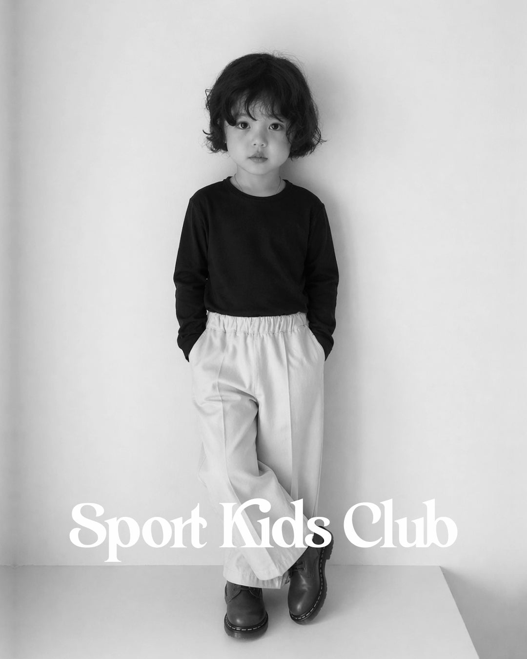 Camiseta Infantil Manga Longa Regular-Fit em Malha KIDS1©