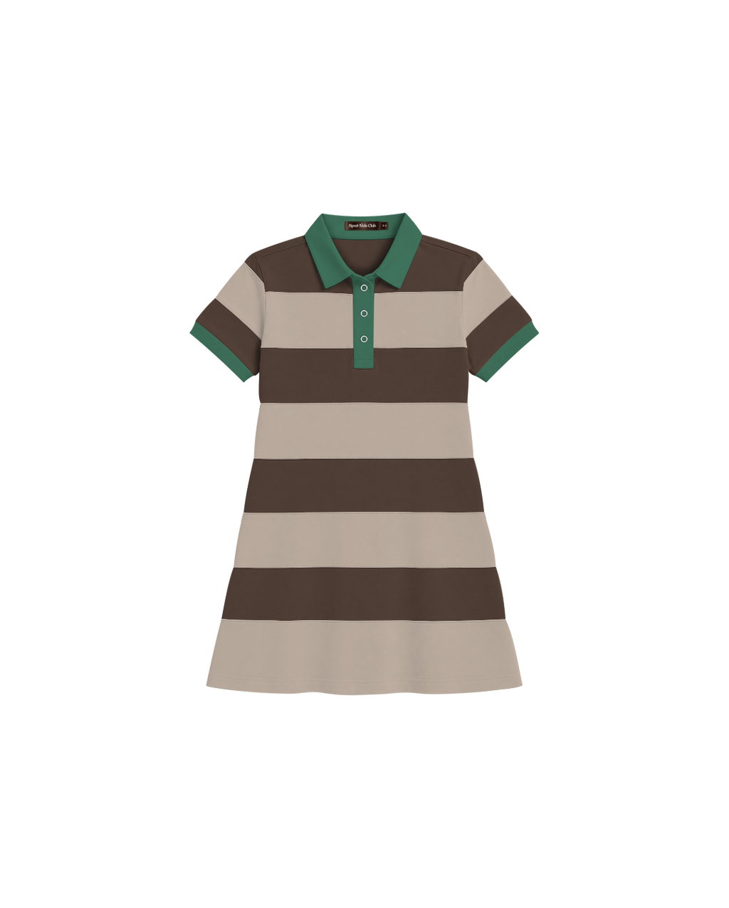 Vestido Infantil "Rugby Striped"  Evasê em Algodão DELUXE©