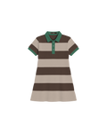 Vestido Infantil "Rugby Striped"  Evasê em Algodão DELUXE©