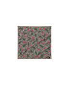 Pocket Square "Floral Musgo" em Algodão KIDS3©