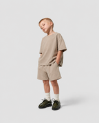 Bermuda Infantil Over-Fit em Moletom DESERT CAMO©