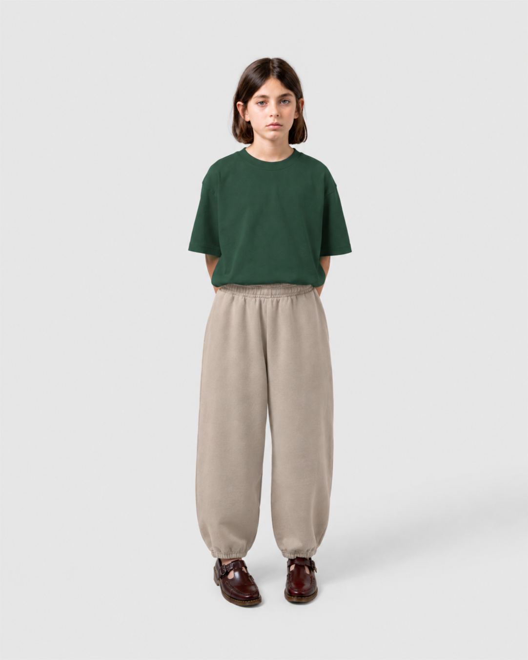 Calça Infantil Baggy Over-Fit em Moletom DESERT CAMO©