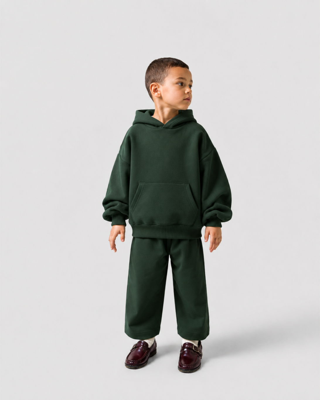 Blusa Infantil Canguru Capuz Regular Fit em Moletom DESERT CAMO©