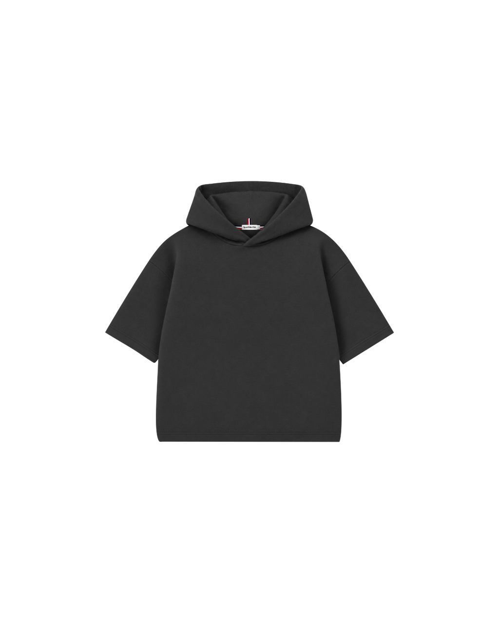 Blusa Infantil Capuz Manga Curta Over Fit em Moletom KIDS1©