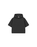 Blusa Infantil Capuz Manga Curta Over Fit em Moletom KIDS1©